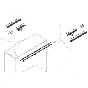 Hawa 1893354071 End Cap for End of Track. CLIPO 26/36 H
