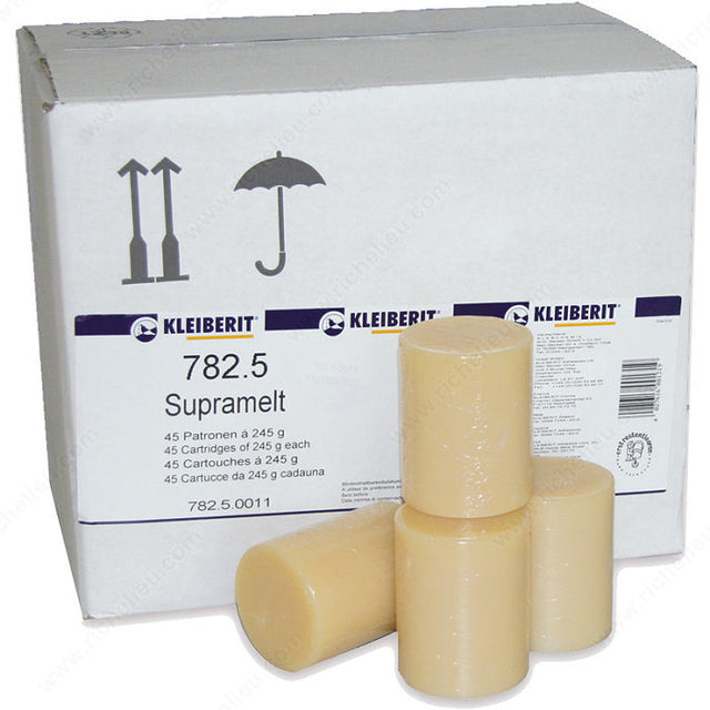 Kleiberit 782511 Kleiberit 782.5 Unfilled Hot Melt Adhesive Cartridge