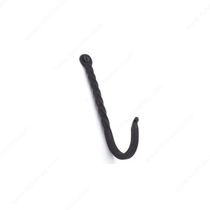 Richelieu 92345RAW Classic Forged Iron Hook - 92