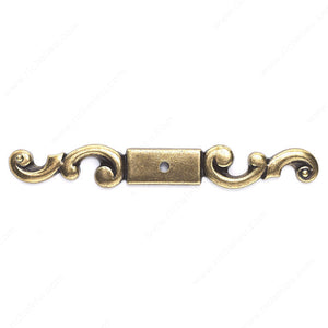 Richelieu BP284BB Traditional Metal Backplate for Knob - 284