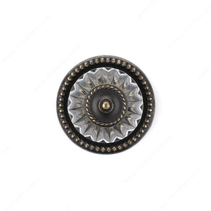 Richelieu BP16063244BB Eclectic Metal and Acrylic Knob - 1606