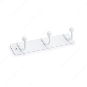 Richelieu 70548BAG Utility Hook Rack - 705, White, White