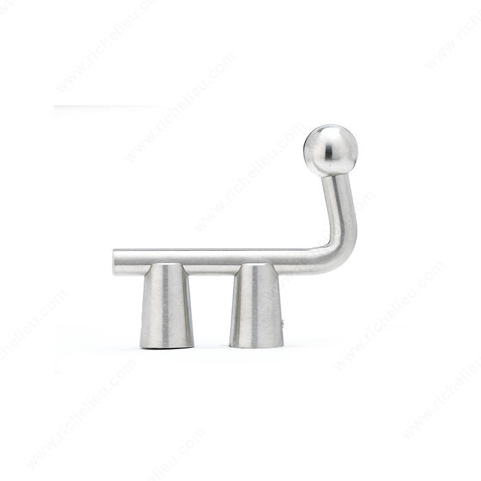 Richelieu 560003170 Modern Stainless Steel Hook - 5600