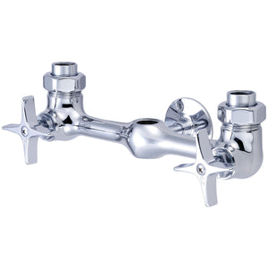 Central Brass 1380-L Two Handle Exposed Valve Set in Polished Chrome