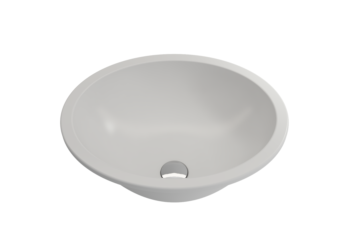 BOCCHI 1384-002-0125 Parma Undermount Sink Fireclay 22 in. with Overflow in Matte White