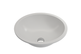 BOCCHI 1384-002-0125 Parma Undermount Sink Fireclay 22 in. with Overflow in Matte White