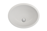 BOCCHI 1384-002-0125 Parma Undermount Sink Fireclay 22 in. with Overflow in Matte White