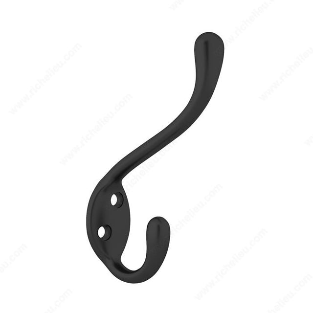 Onward 23790BAG Heavy-Duty Coat Hook - 5 in (127 mm) - 237, Black