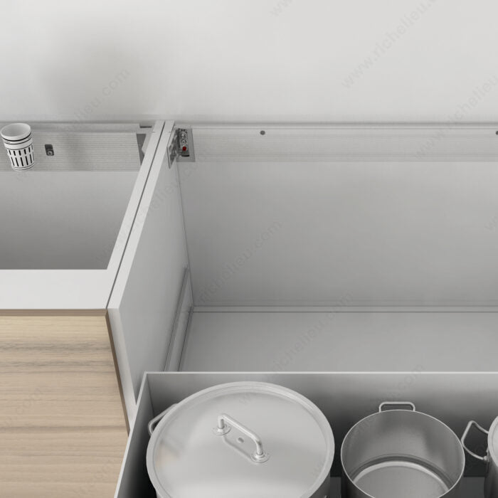 Richelieu 670802032G Libra H7 Cabinet and Vanity Suspension System, Dowel fixing