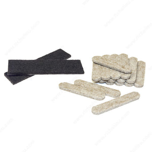 ECO FELTAC V93108 ECO FELTAC® Strip Felt Pads, Beige