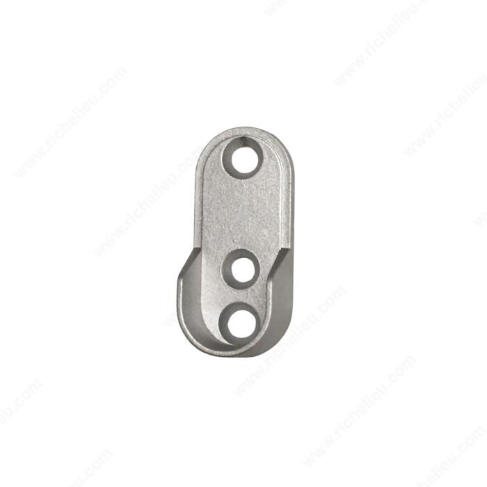 Richelieu 3550140 Oval Supports - Screw-In, Polished Chrome, 1 11/16 in, 3/4 in, 140