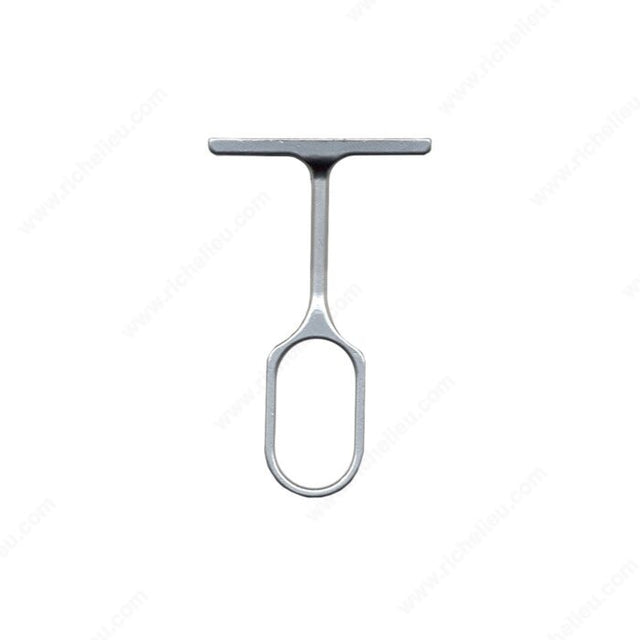 Richelieu 2133150900 Central Oval Support - Screw-in, Matte Black, 1 23/32 in, 2 15/16 in, 900