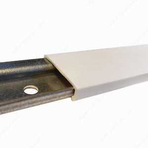 Richelieu 3000609 RAIL COVERS FOR STEEL HANGING RAIL-3000605, Almond