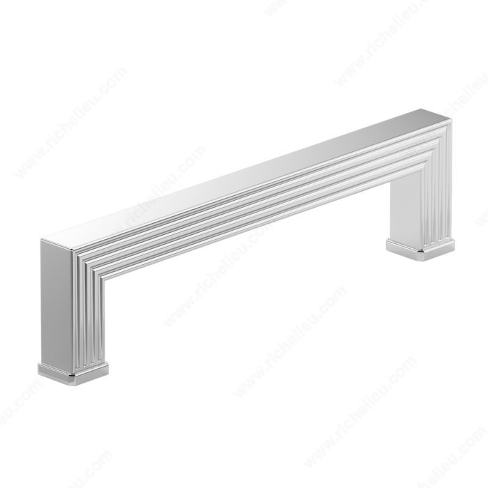 Richelieu BP878896195 Transitional Metal Pull - 8788, Brushed Nickel, 3 25/32 in, 4 11/32 in, 9/16 in, 8/32 in (Included)