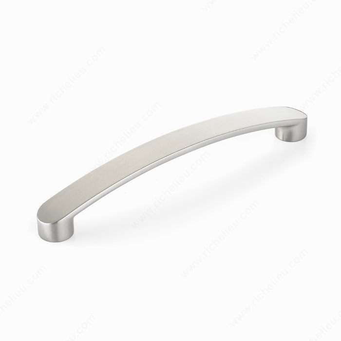 Richelieu BP80710160195 Modern Metal Pull - 8071, Brushed Nickel, 8/32 in (Included)