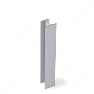 Richelieu 7220100170 Toe Kick Connector, Stainless Steel, 3 15/16 in