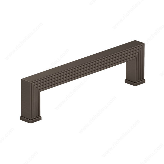 Richelieu BP8788192HBRZ Transitional Metal Pull - 8788, Honey Bronze, 7 9/16 in, 8 7/32 in, 21/32 in, 8/32 in (Included)
