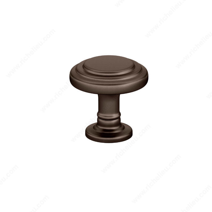 Richelieu BP881833HBRZ Traditional Metal Knob - 8818, Honey Bronze