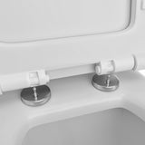 Zion 12 inch Floor Mounted 1-piece 1.28 GPF Tornado Flush Elongated Toilet in White Seat Included