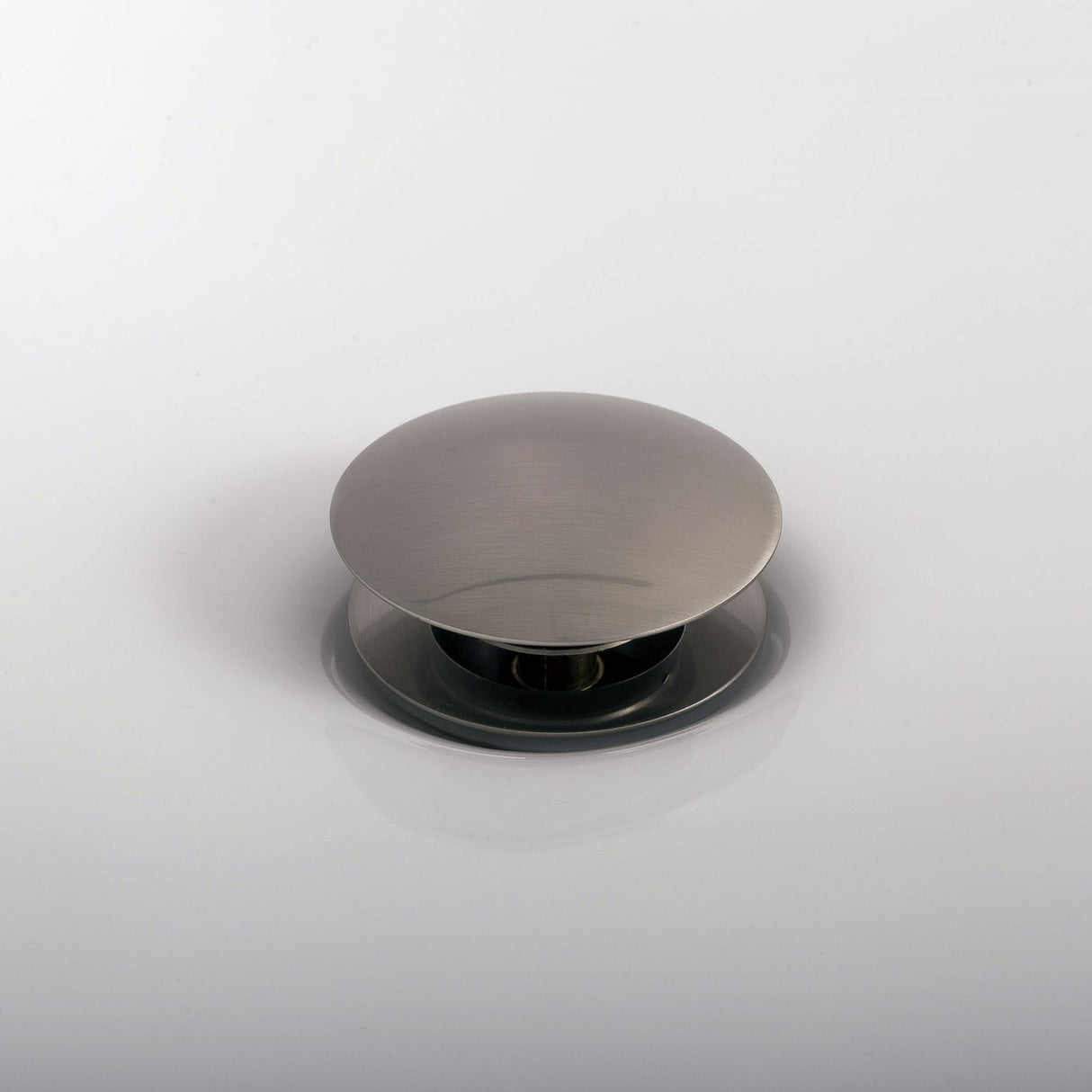 DAX Brass Round Vanity Sink Pop-Up Drain with Overflow, Brushed Nickel DAX-82006-BN