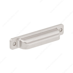 Richelieu BP871696195 Transitional Metal Pull - 8716, Brushed Nickel, 3 25/32 in, 4 1/2 in