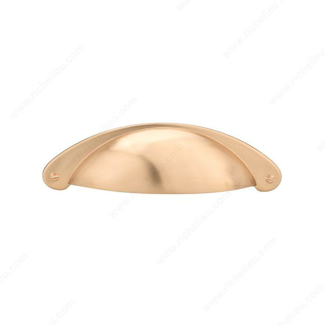 Richelieu BP82333CHBRZ Traditional Metal Pull - 8233, Champagne Bronze, 8/32 in (Included)