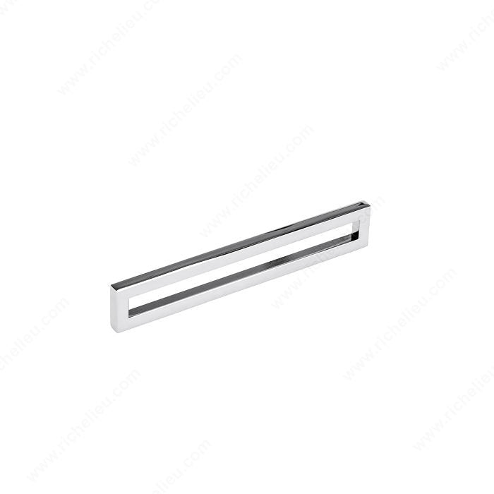 Richelieu BP312456160180 Modern Metal Pull - 3124, Polished Nickel, 8/32 in (Included)