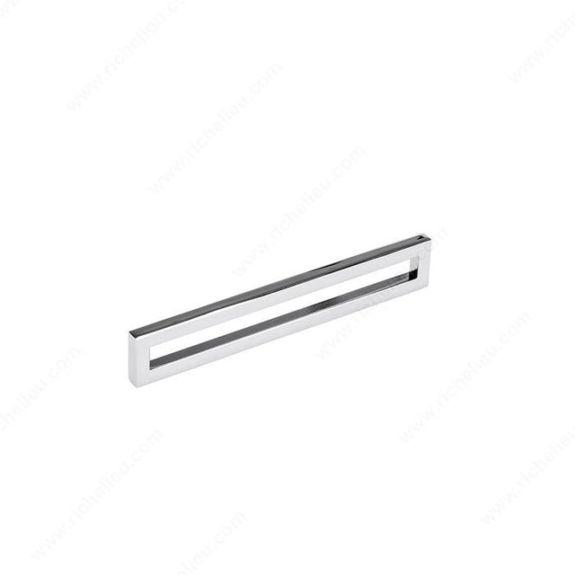 Richelieu BP312456160180 Modern Metal Pull - 3124, Polished Nickel, 8/32 in (Included)