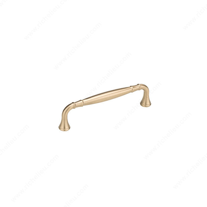 Richelieu BP79076CHBRZ Traditional Metal Pull - 790, Champagne Bronze, 3 in, 3 17/32 in