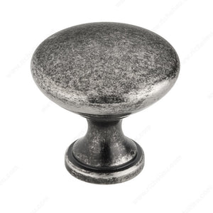 Richelieu BP8041142 Traditional Metal Knob - 8041, Pewter, 8/32 in (Included)