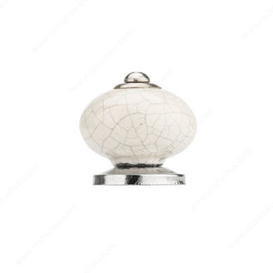 Richelieu BP665333404 Eclectic Ceramic Knob - 6653