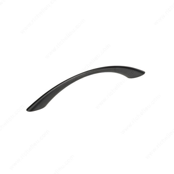Richelieu BP85820128900 Modern Metal Pull - 8582, Matte Black, 5 1/32 in, 6 27/32 in, 15/32 in, 8/32 in (Included)
