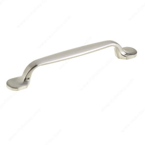 Richelieu BP2377596195 Traditional Metal Pull - 2377, Brushed Nickel, 3 25/32 in, 5 3/16 in, 25/32 in, 8/32 in (Included)