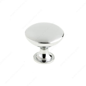 Richelieu BP2391230140 Traditional Metal Knob - 2391, Chrome