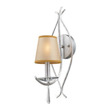 Elk 14080/1 Clarendon 1-Light Sconce in Silver, Shade included