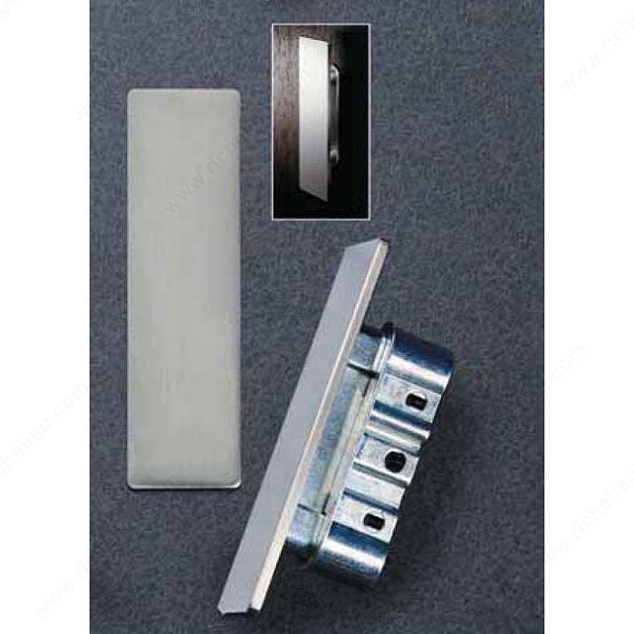 Richelieu 1026140195 Modern Recessed Metal Pull - 1026
