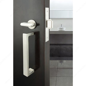 Richelieu 17PD50SS27551 INOX(TM) PD5000 Mortise Lock Set for Sliding Doors, Entrance, 2 3/4 in