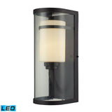 Elk 14102/1-LED Caldwell 1 Light Outdoor Sconce in OiLED Bronze - LED Offering Up To 800 Lumens (60 Watt Equivalent)