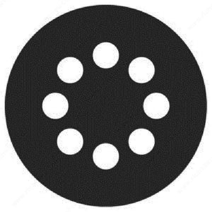 Carborundum 2800058100 PB273 Grip-On Sanding Disc