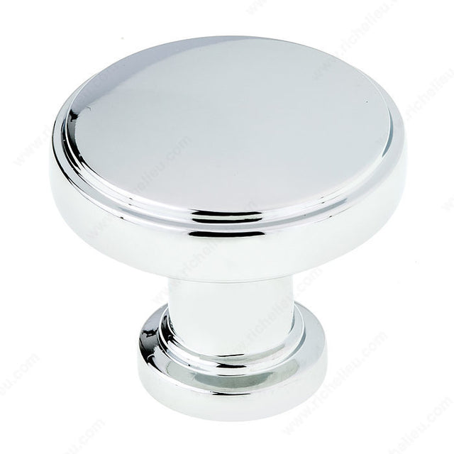 Richelieu BP872634140 Modern Metal Knob - 8726, Chrome