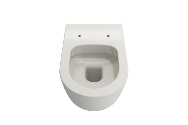 BOCCHI 1416-014-0129 Vettore Wall-Hung Toilet Bowl in Biscuit
