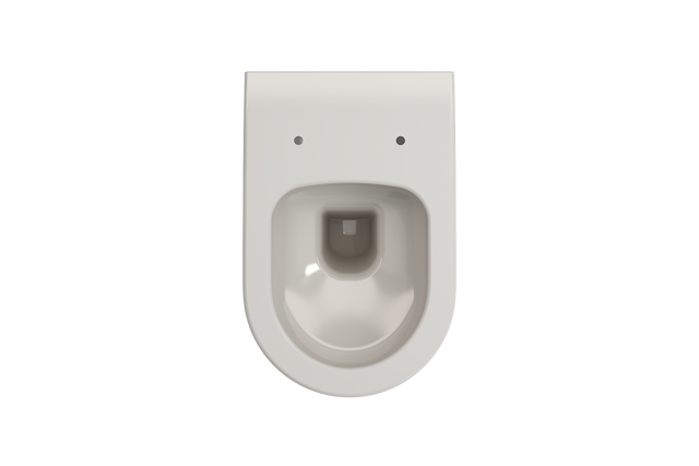 BOCCHI 1416-014-0129 Vettore Wall-Hung Toilet Bowl in Biscuit