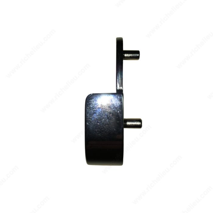 Richelieu 632CHR Doweled Open Rod Support - 1-1/16" (27 mm), Polished Chrome, Zamac, 2.33 in, 1.33 in