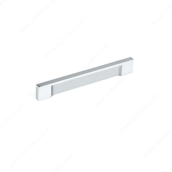 Richelieu BP13101128140 Modern Aluminum Pull - 1310, Chrome, 5 1/32 in, 6 1/32 in, M4 (Included)