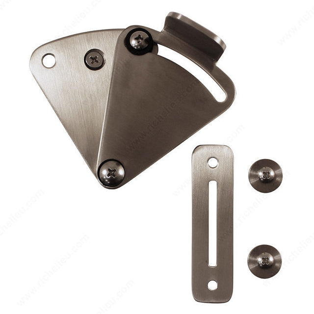 Richelieu 17BDLFB42 Sliding Barn Door Lock, Black