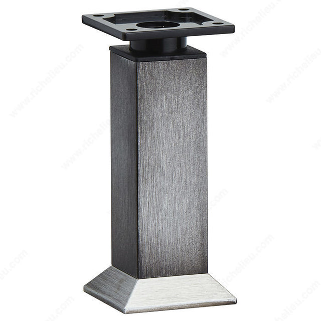 Richelieu 64134100AB90 Vintage Square Legs - 641, Rustic Brass, 3 15/16 in