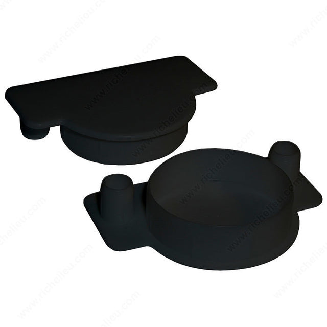 Richelieu 33006090 Cover Plug for Hinge Hole, Black