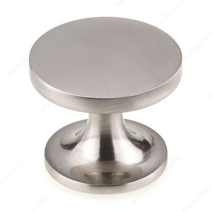 Richelieu BP226544195 Modern Metal Wardrobe Knob - 2265, Brushed Nickel