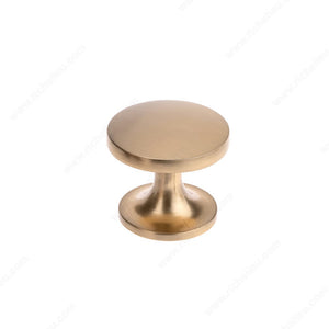 Richelieu BP226544195 Modern Metal Wardrobe Knob - 2265, Brushed Nickel