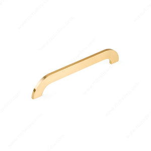 Richelieu 7381192165 Modern Metal Pull - 7381, Brushed Gold, 7 9/16 in, 8 11/32 in